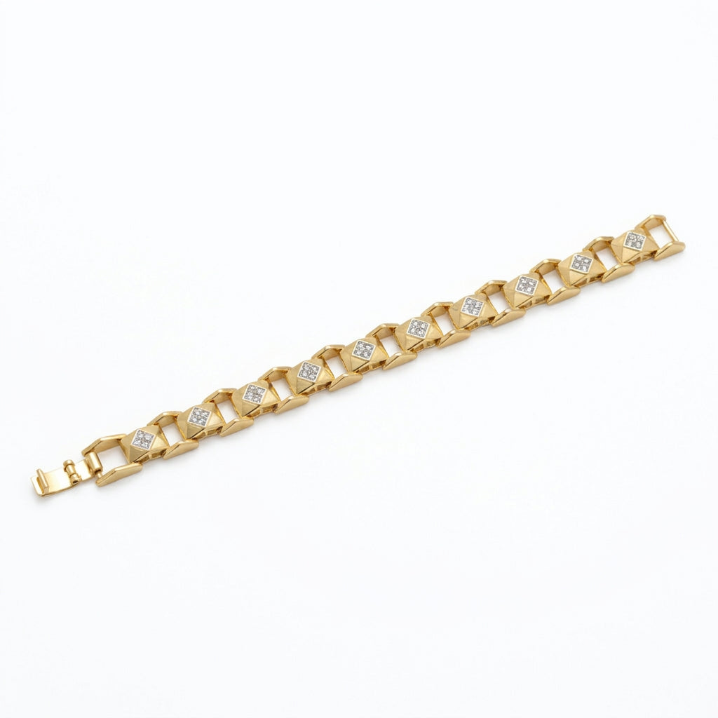 Men’s Gold-Tone Geometric Bracelet GMB -1