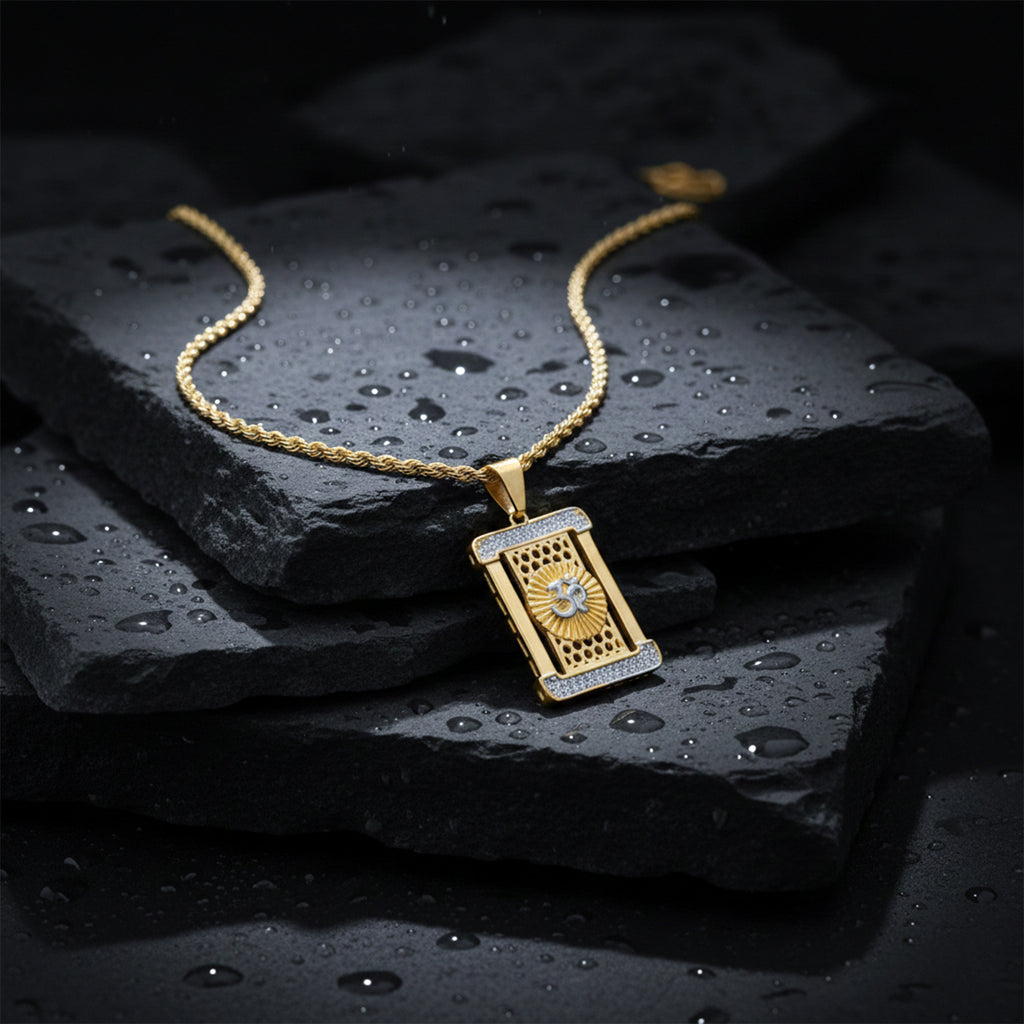 Men’s Om Pendant Chain GMC -6