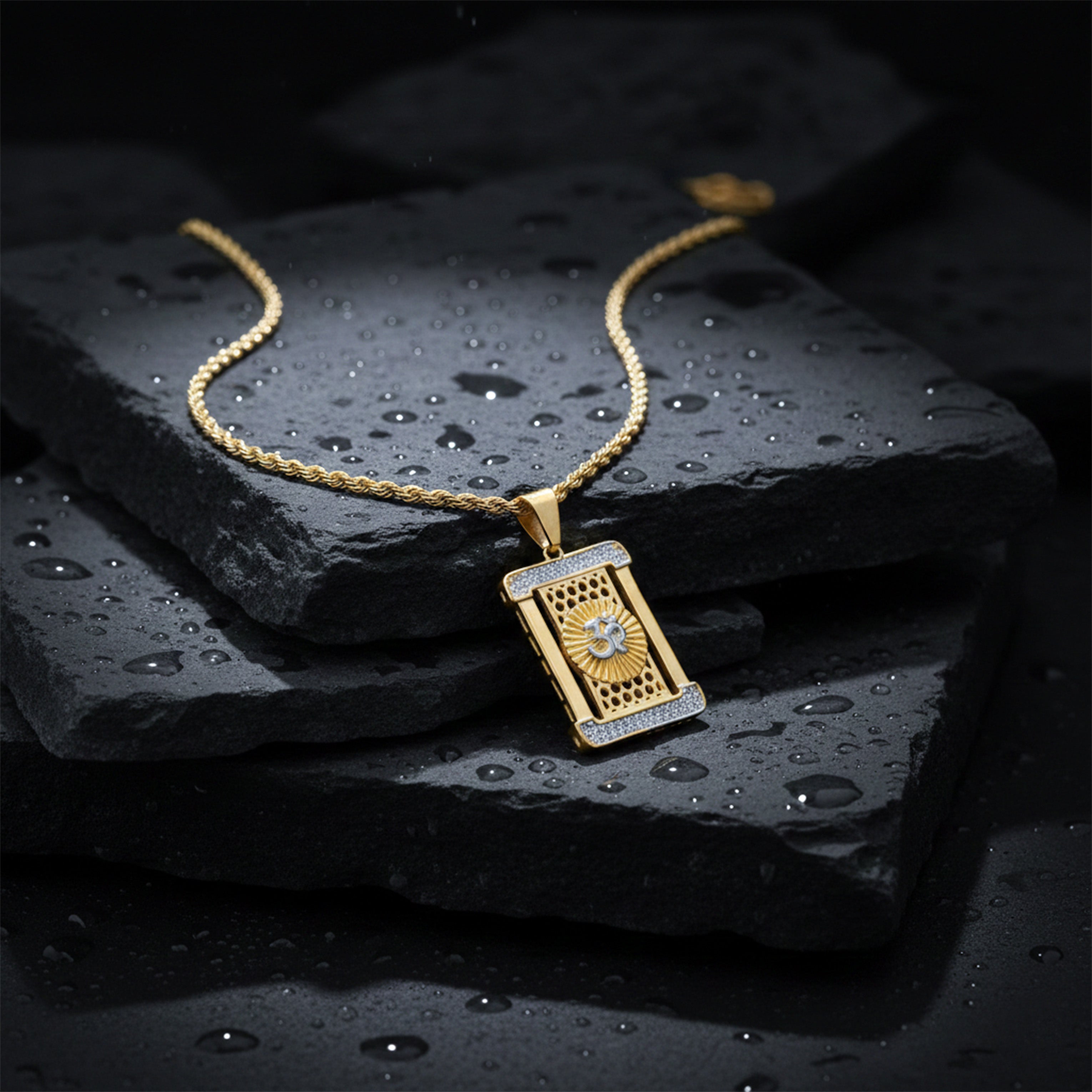 Men’s Om Pendant Chain GMC -6