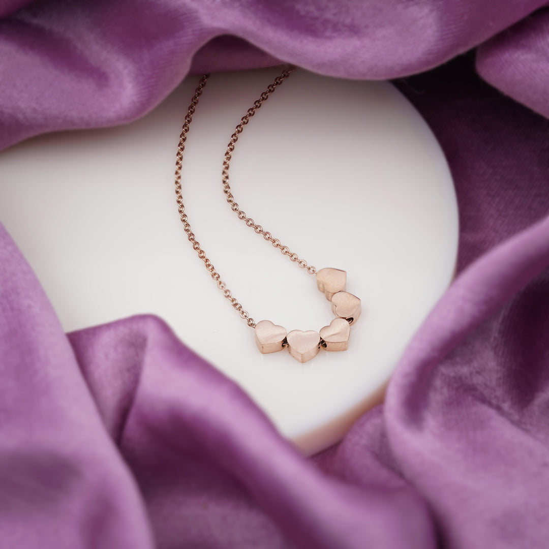 Bharati Rose Gold Necklace GWN -28