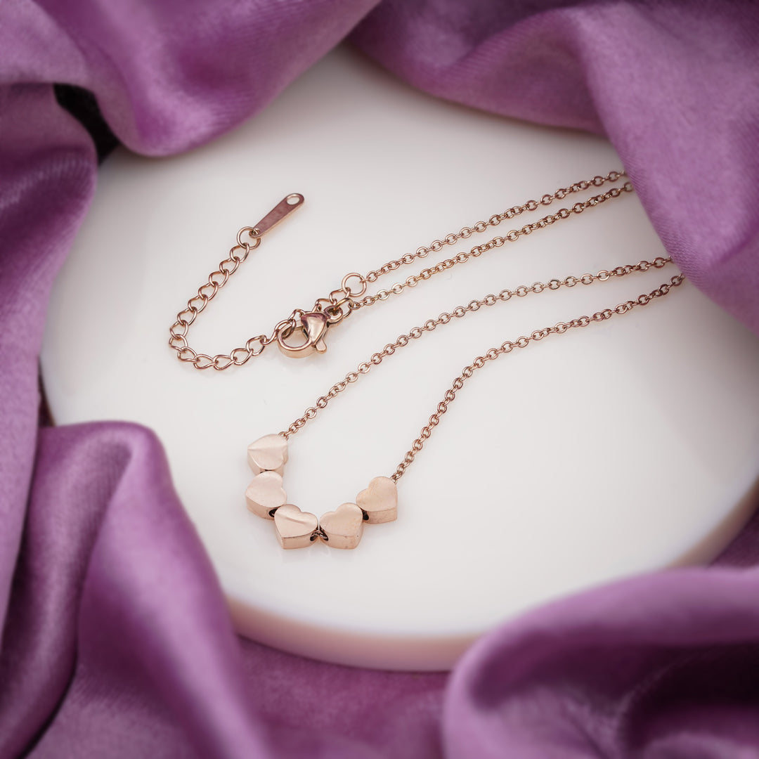 Bharati Rose Gold Necklace GWN -28
