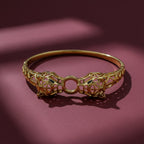 Men’s Geometric Gold-Tone Designer Kada GMK -2