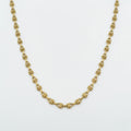 Men’s Gold Tone Textured Link Chain GMC -17