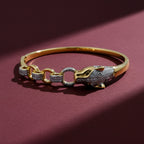 Men’s Gold-Tone Snake Head Kada GMK -5