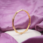 Gold Floral Filigree Bangles GB -12