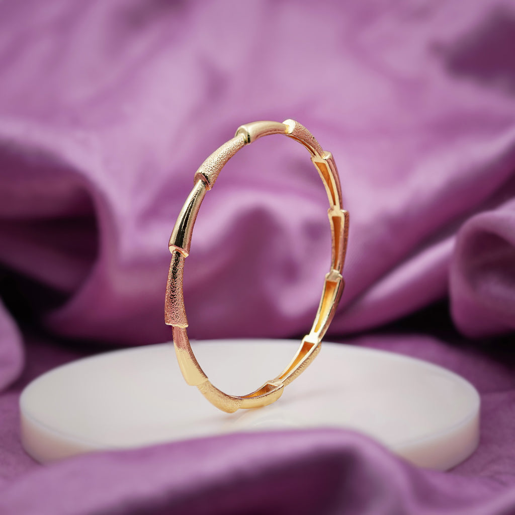 Gold Textured Link Bangles GB -13