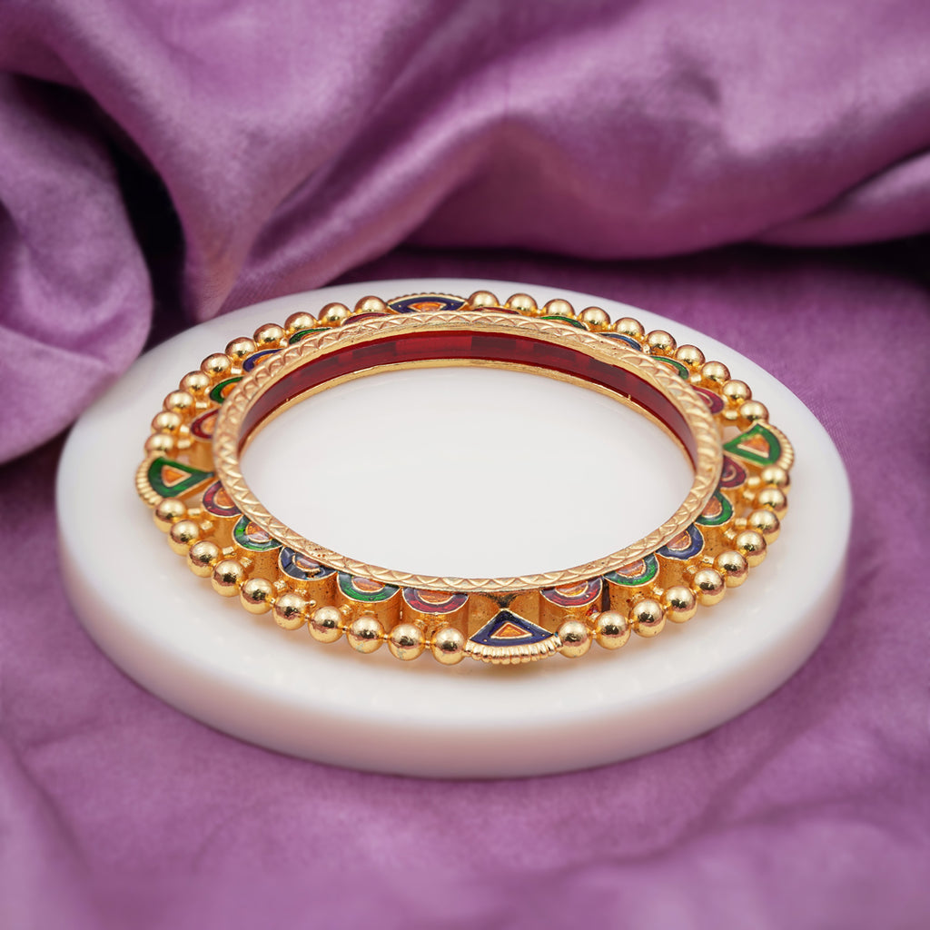 Multicolor Meenakari Beaded Bangles GB -11