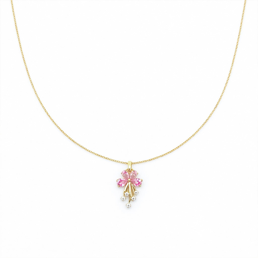 Floral Drop Pendant Necklace GWN -119