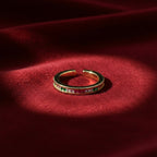 Golden Rainbow Charm Band Ring GWR -53