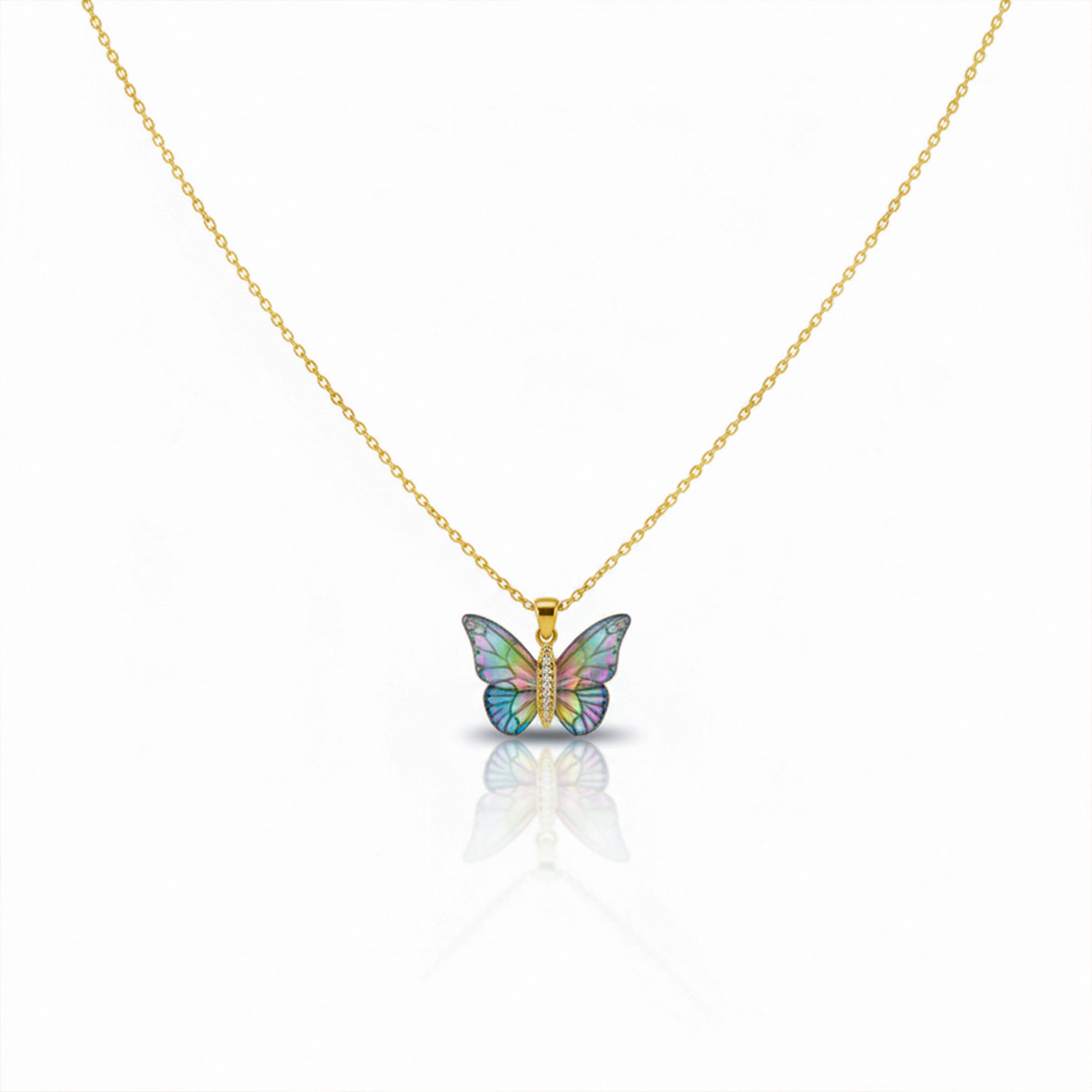 Ethereal Butterfly Women Necklace GWN -150