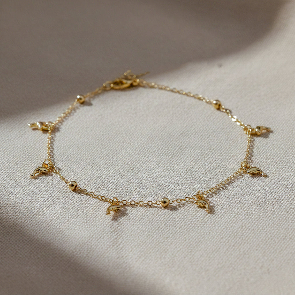 Dolphin Charm Anklet GWA -54