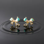 Elegant Bow Stud Earrings GWE -137