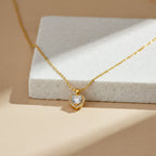 Brilliant Heart-Cut Crystal Women Neckless GWN -75