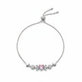 Pink Heart Bow Bracelet GWB -155