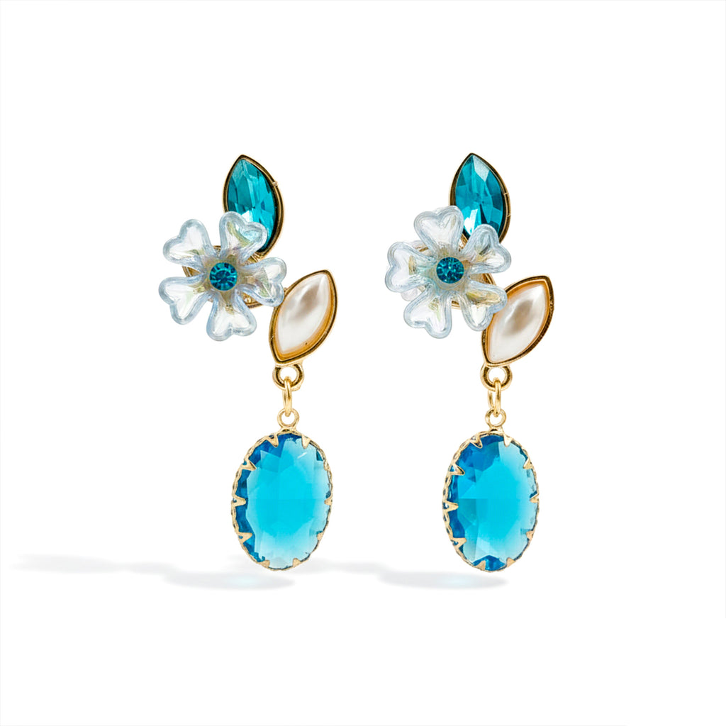 Ocean Bloom Drop Earrings GWE -239