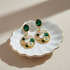 Vintage-Style Nature-Inspired Dangle Earrings GWE -178