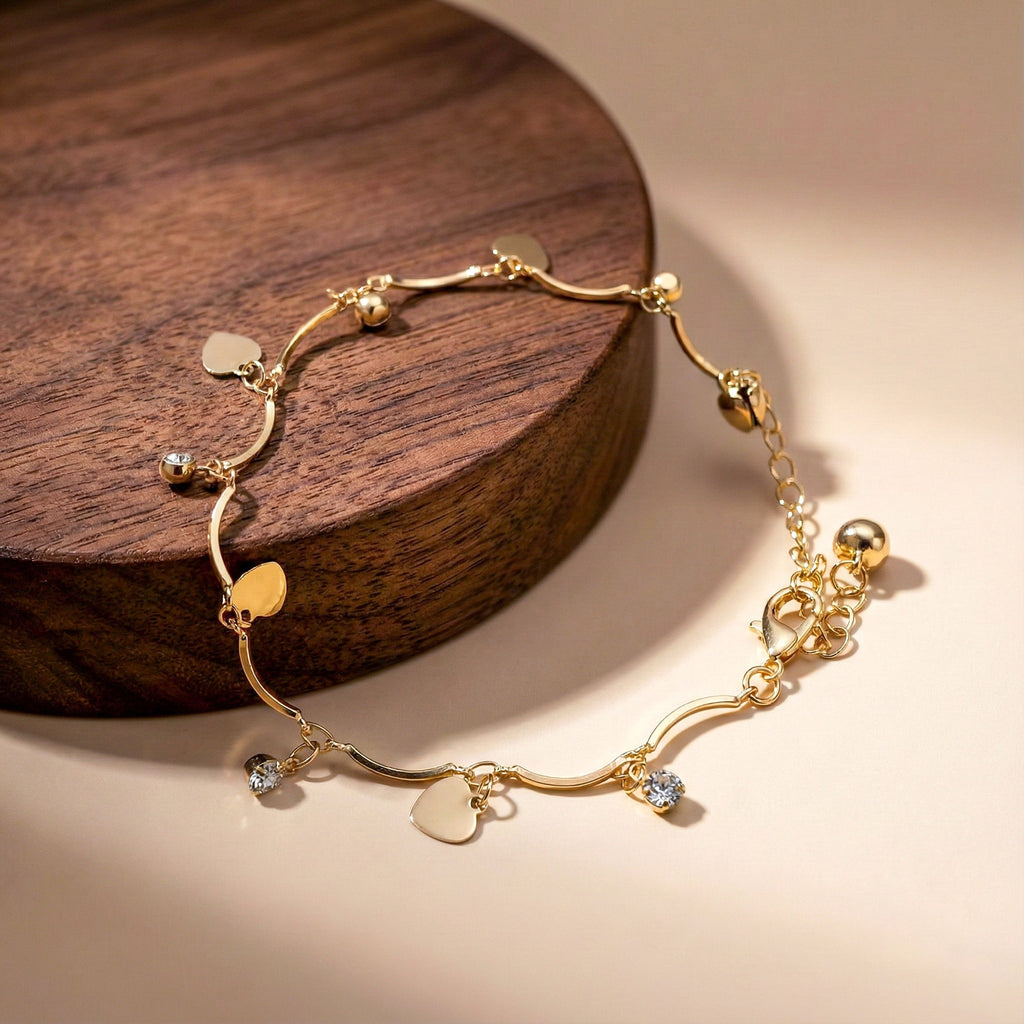 Crystal Charm Anklet GWA -31