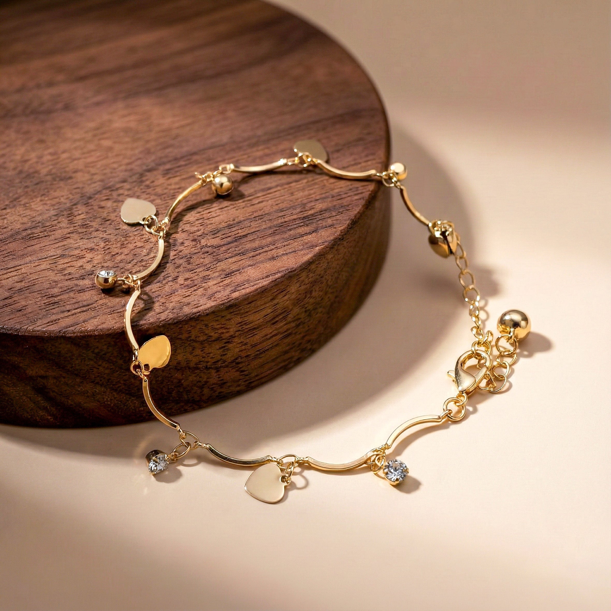 Crystal Charm Anklet GWA -31