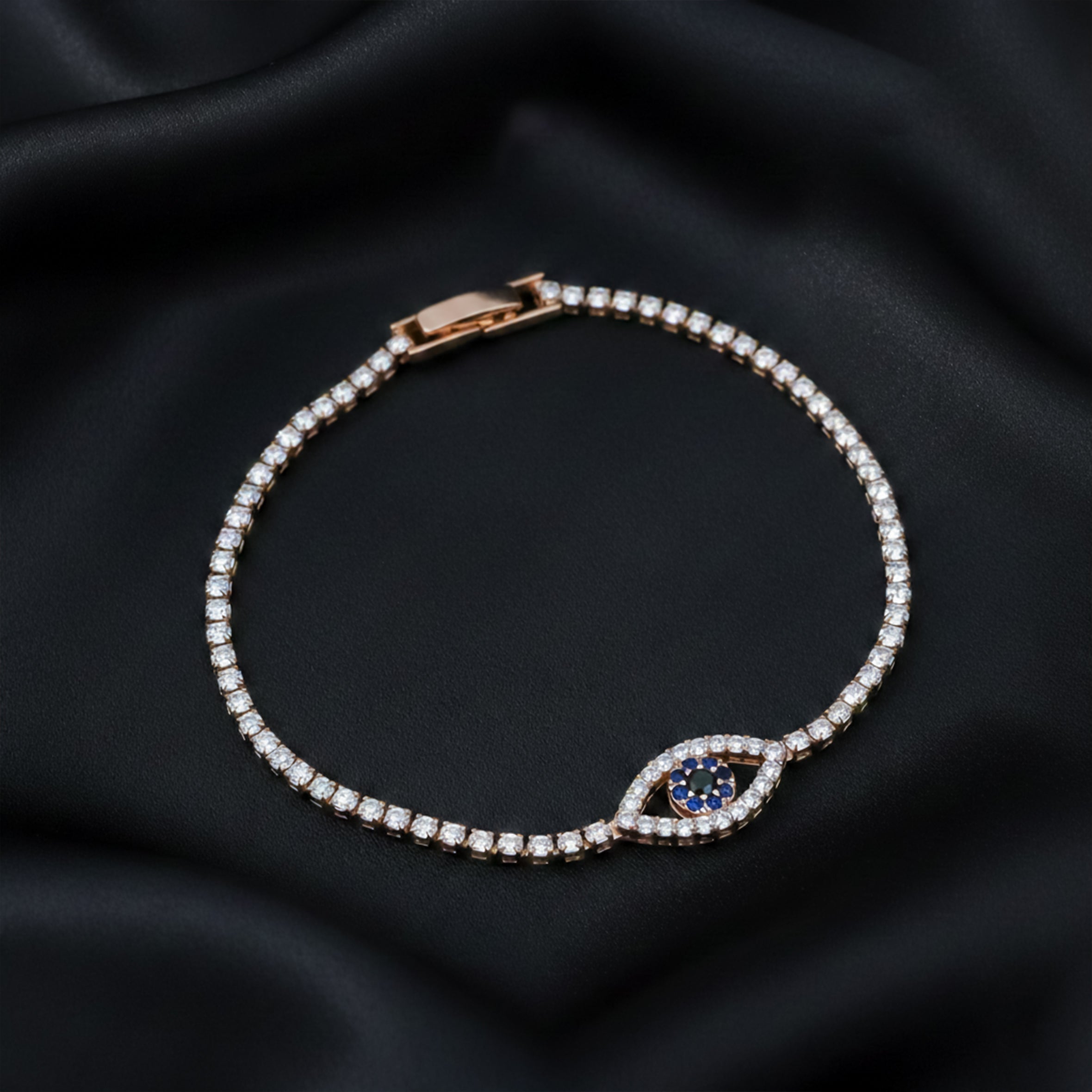Evil Eye Luxe Tennis Bracelet GWB -103