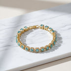 Gold Blue Bracelet GWB -142