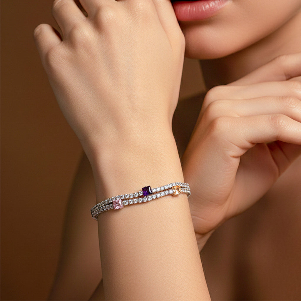 Nisha Moon Slider Bracelet GWB -22
