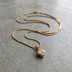 Elegant Floral Gold Necklace GWN -165