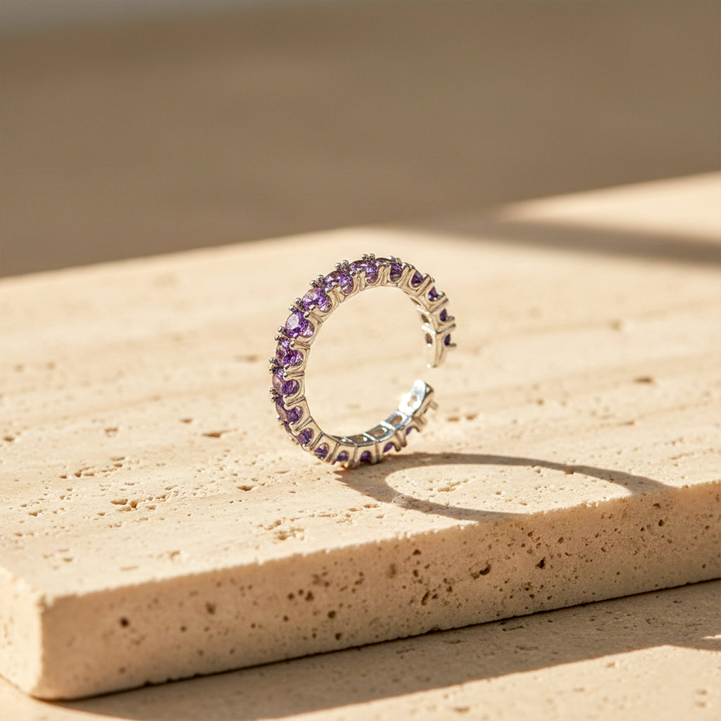 Purple Eternity Adjustable Ring GWR -69