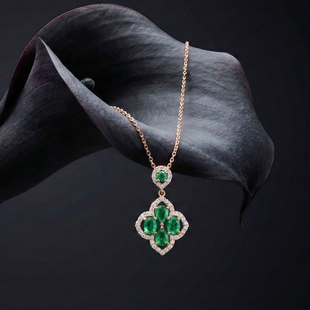 Suhasini Emerald Envy Neckless GWN -25
