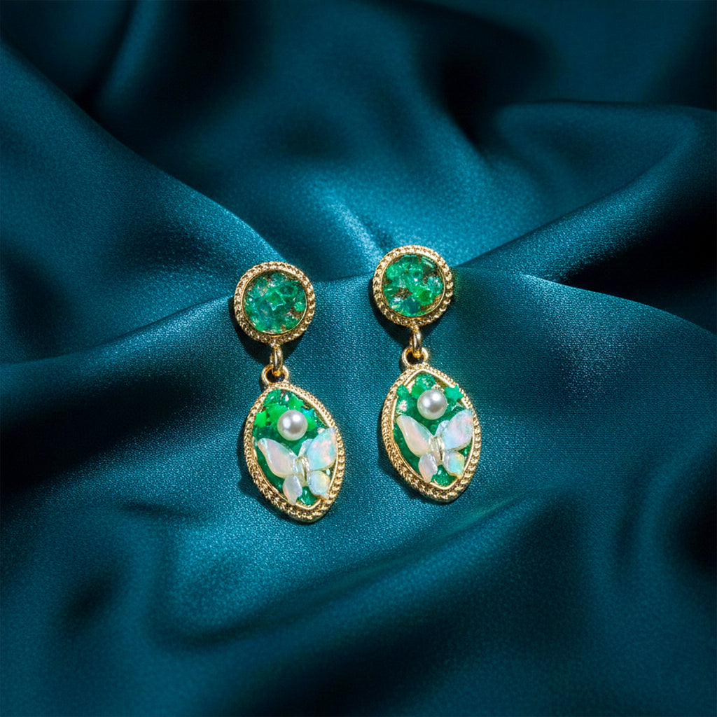 Butterfly Drop Earrings GWE -207