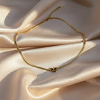 Gold Butterfly Choker Necklace GWN -72