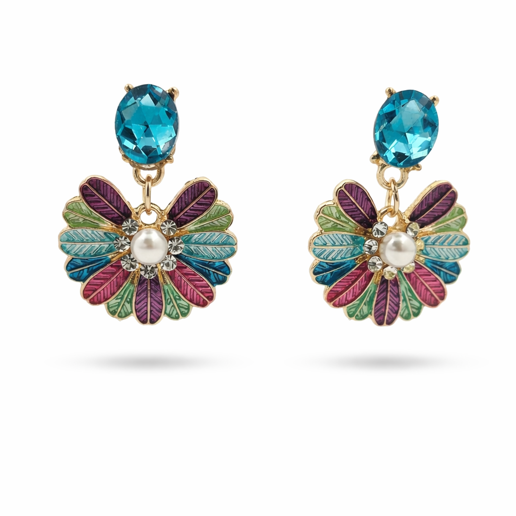 Multicolor Earrings GWE -179