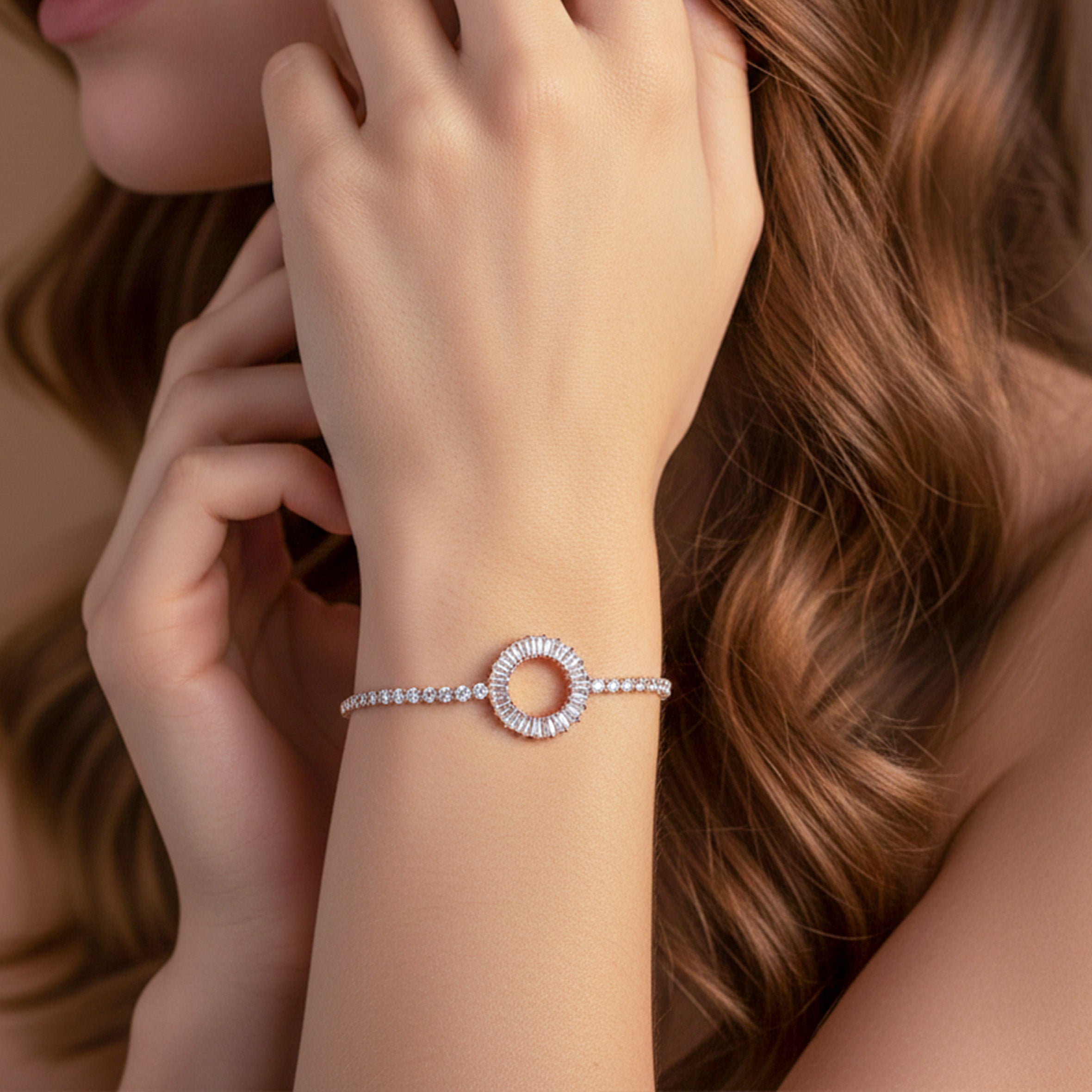 Round Adjustable Slider Bracele GWB -5