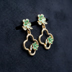 Green Clover Earrings GWE -182