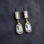 Iridescent Crystal Drop Earrings GWE -174
