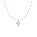 Clover CZ Pendant Necklace GWN -90