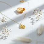 Vintage-Inspired Gold Filigree Circle Women Necklace GWN -158