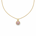 Amethyst-Purple Crystal Women Neckless GWN -89