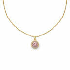 Amethyst-Purple Crystal Women Neckless GWN -89