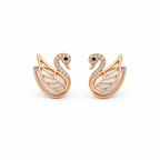 Swan Crystal Stud Earrings GWE -91