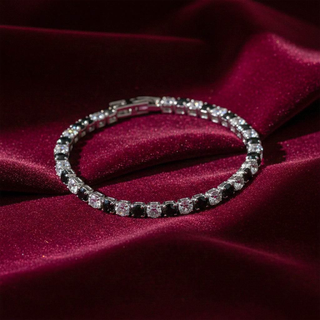 Black & White Diamond Bracelet GWB -119