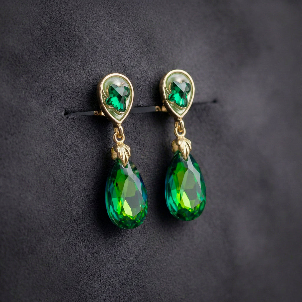 Emerald Green Earrings GWE -193