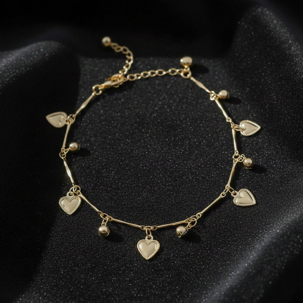 Heart Dangle Anklet GWA -37