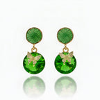 Green Butterfly Earrings GWE -226
