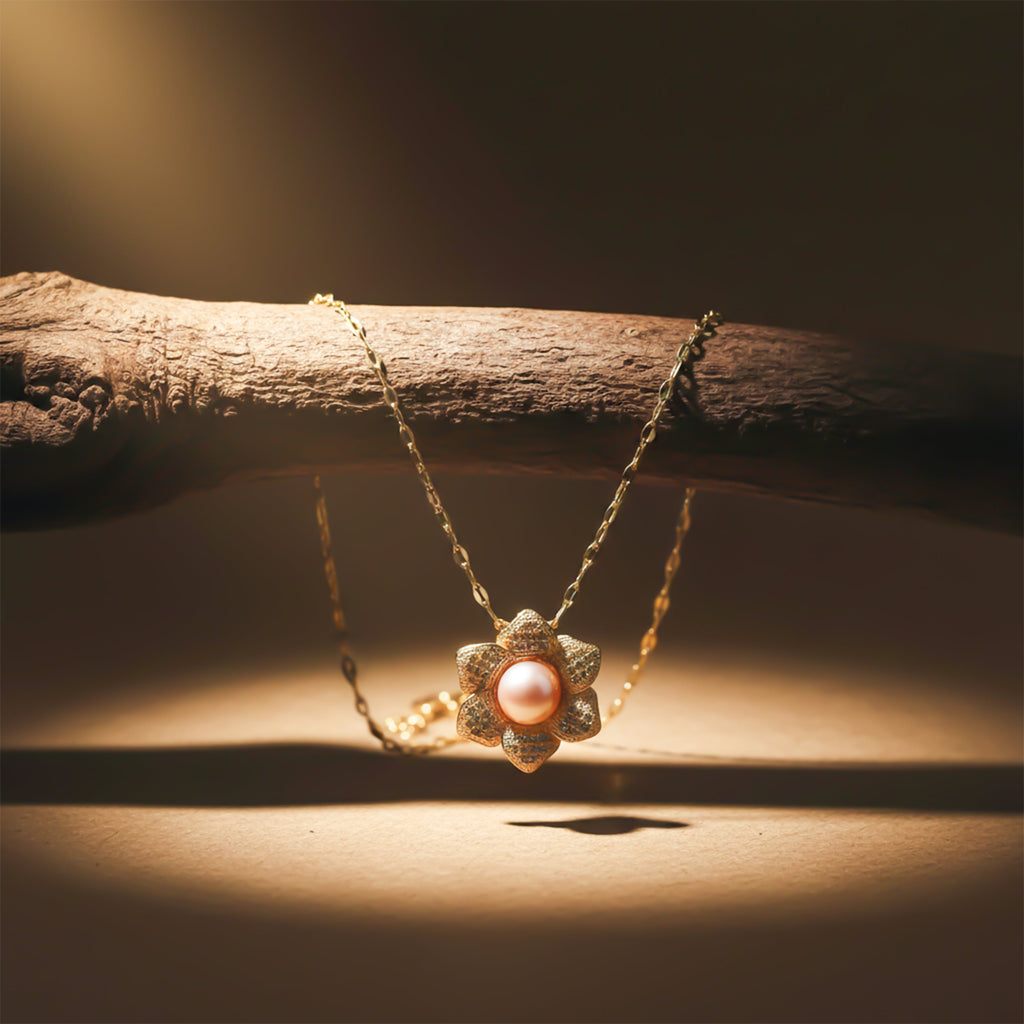 Golden Blossom Necklace GWN -41