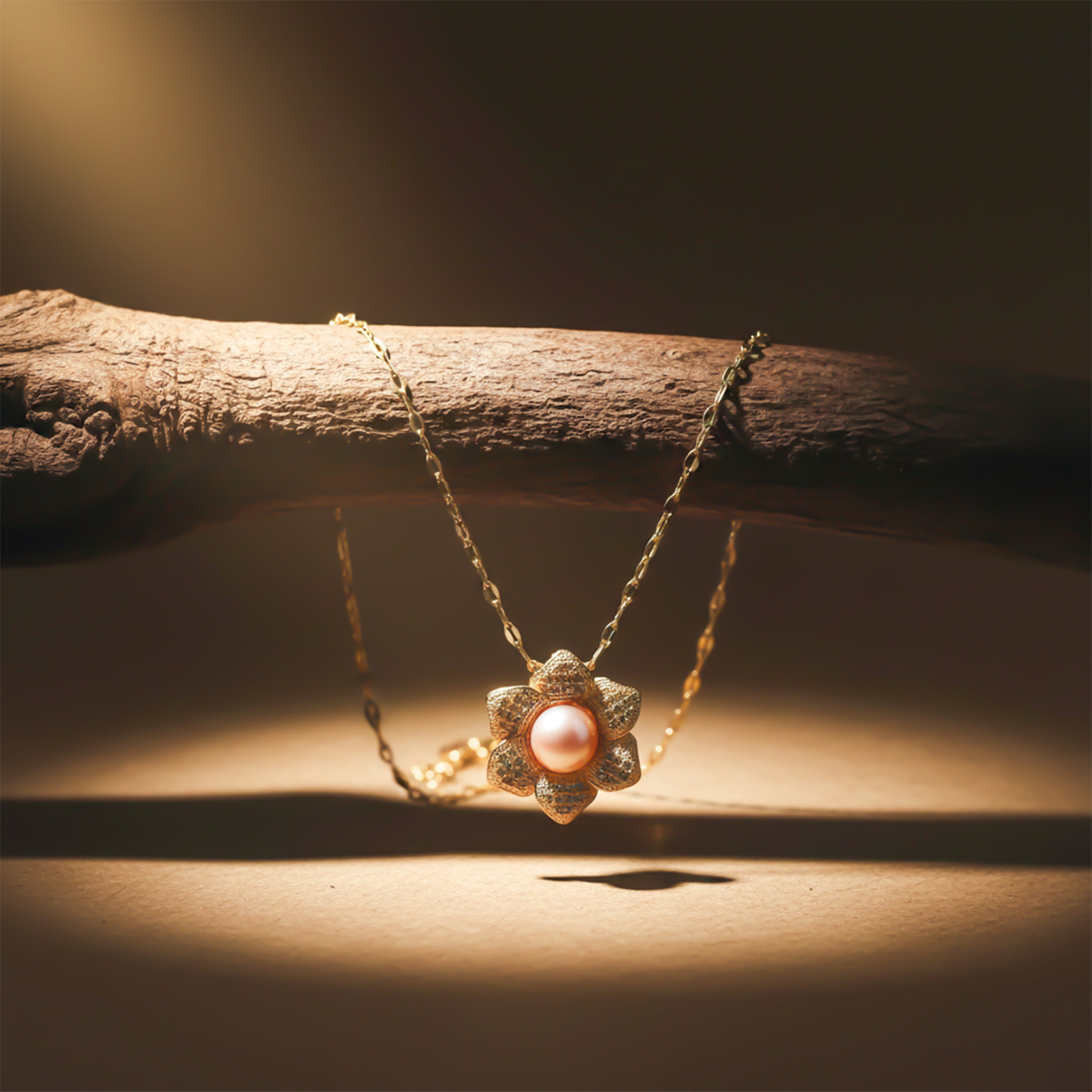 Golden Blossom Necklace GWN -41