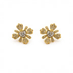 Heart Bloom Stud Earrings GWE -105