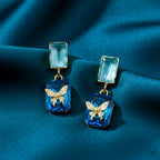 Blue Crystal Earrings GWE -219