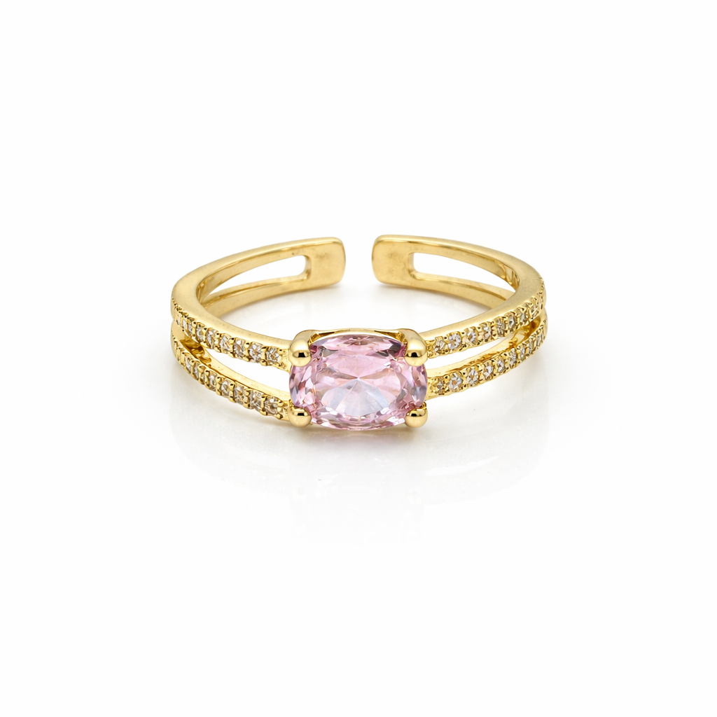 Blush Princess Square Ring GWR -48