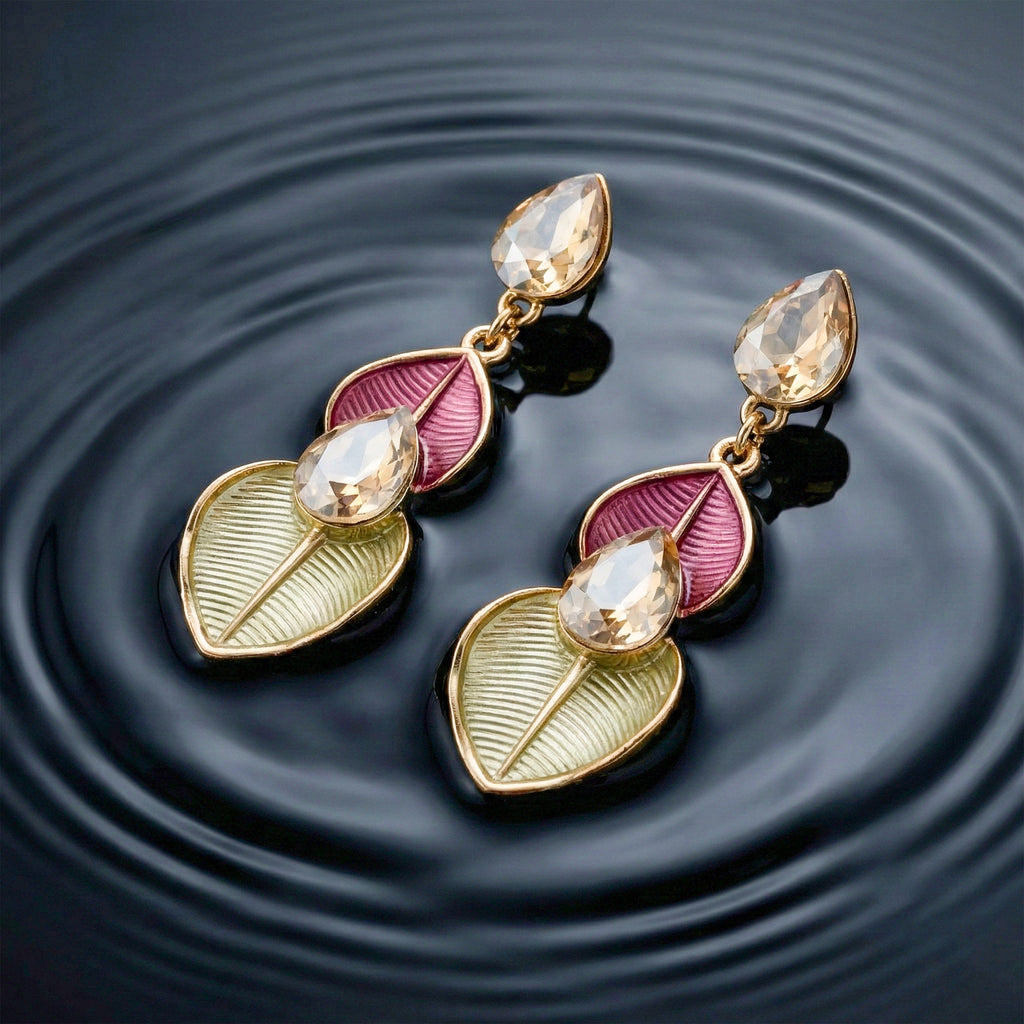 Elegant Leaf Earrings GWE -232