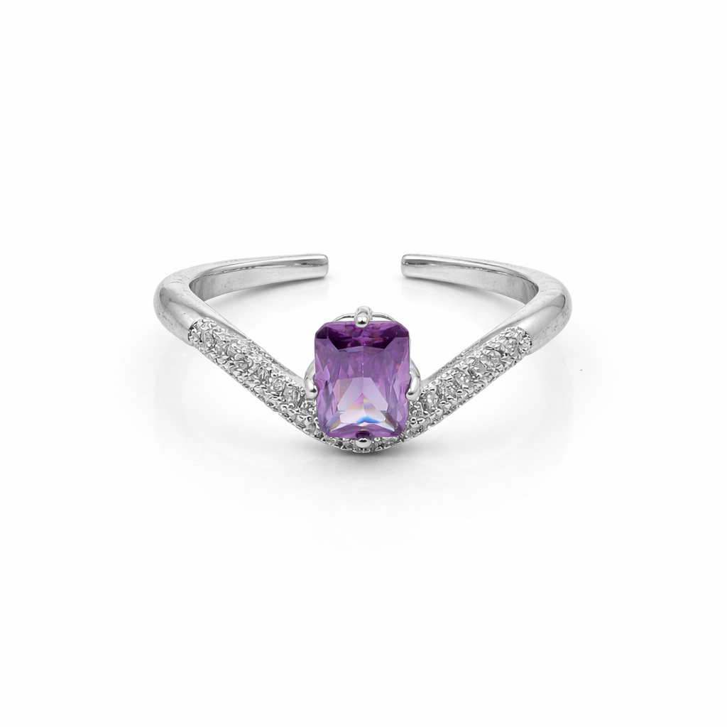 Silver Amethyst Ring GWR -60
